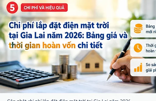 Chọn pin lưu trữ điện mặt trời 10–16 kWh