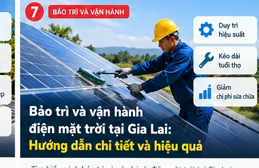 Cách chia string tấm pin điện mặt trời tại Gia Lai